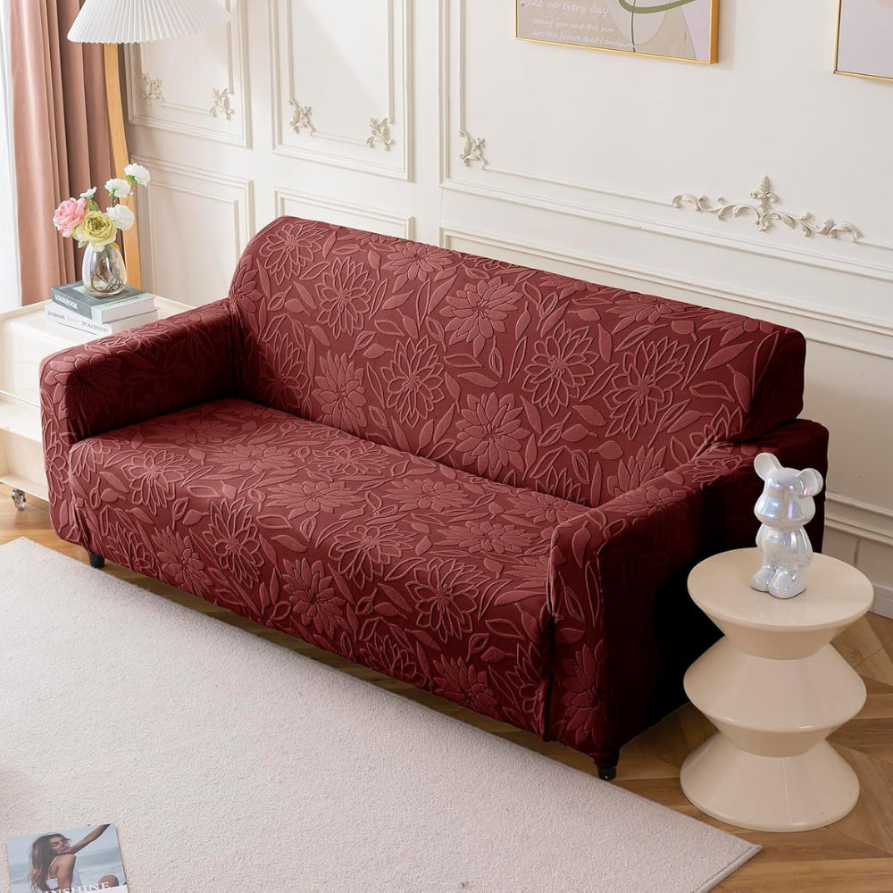 Camellia Jacquard Universal Sofa Slipcover