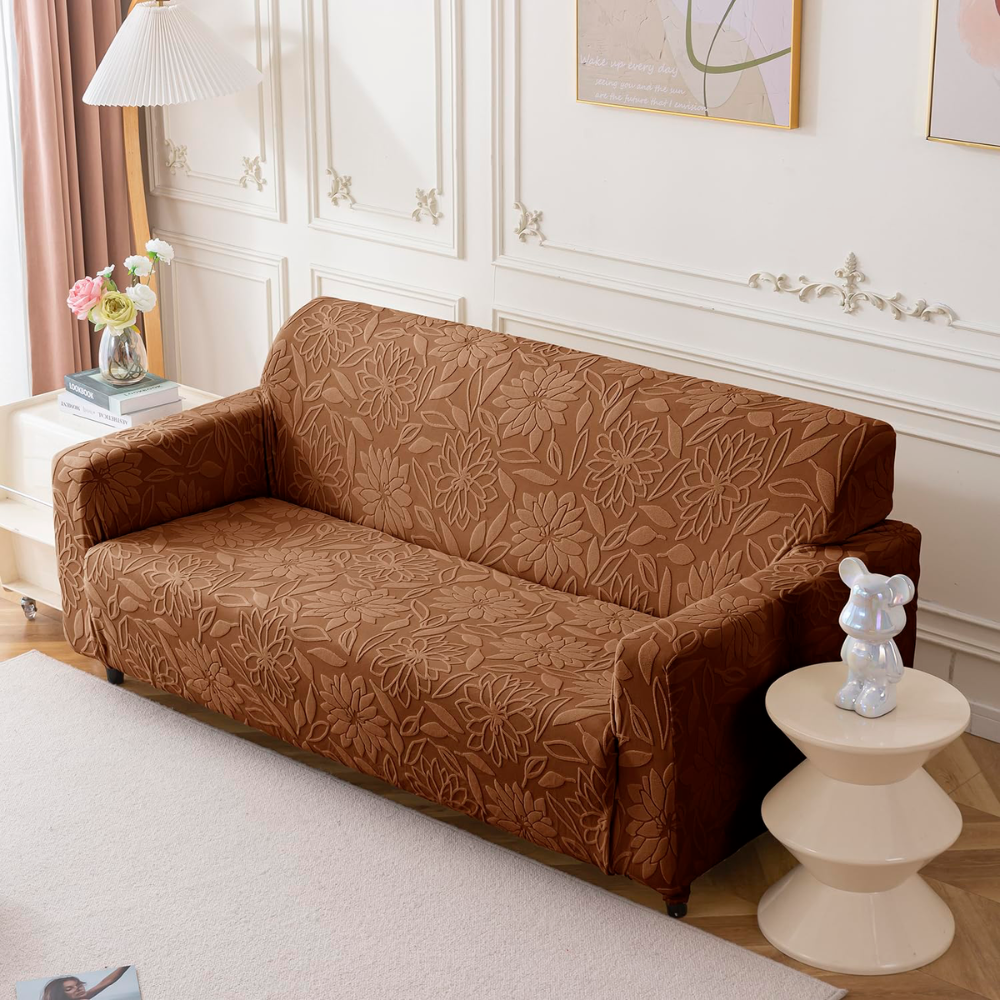Camellia Jacquard Universal Sofa Slipcover