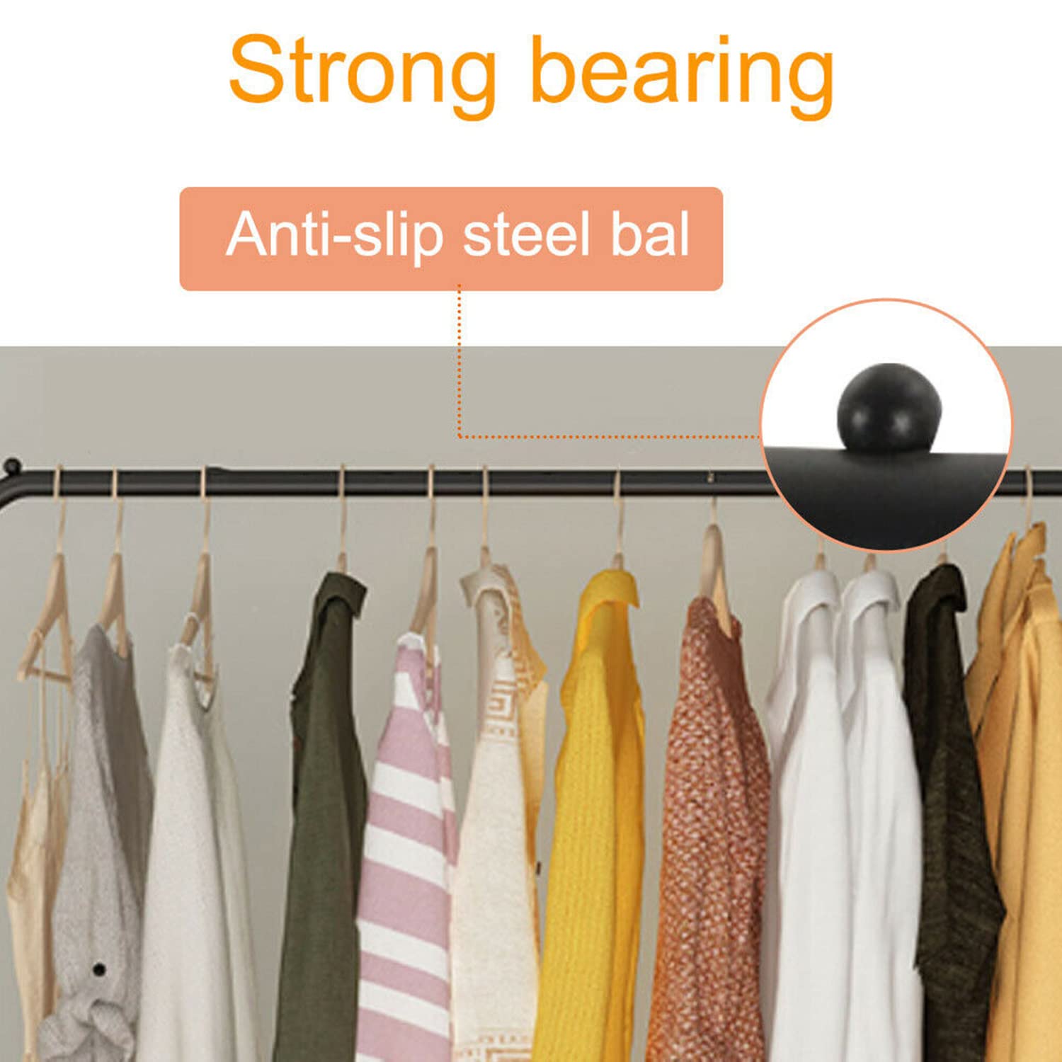 Heavy-Duty Metal Garment Rack