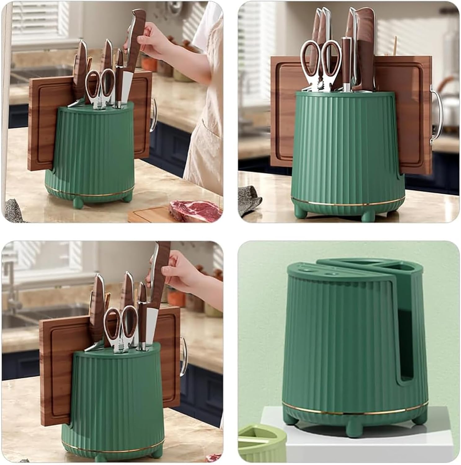 Countertop Stainless Steel Utensil Caddy