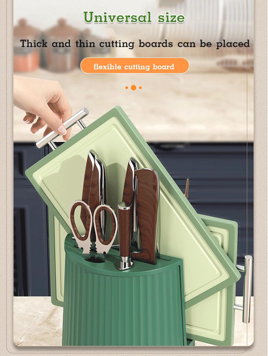 Countertop Stainless Steel Utensil Caddy