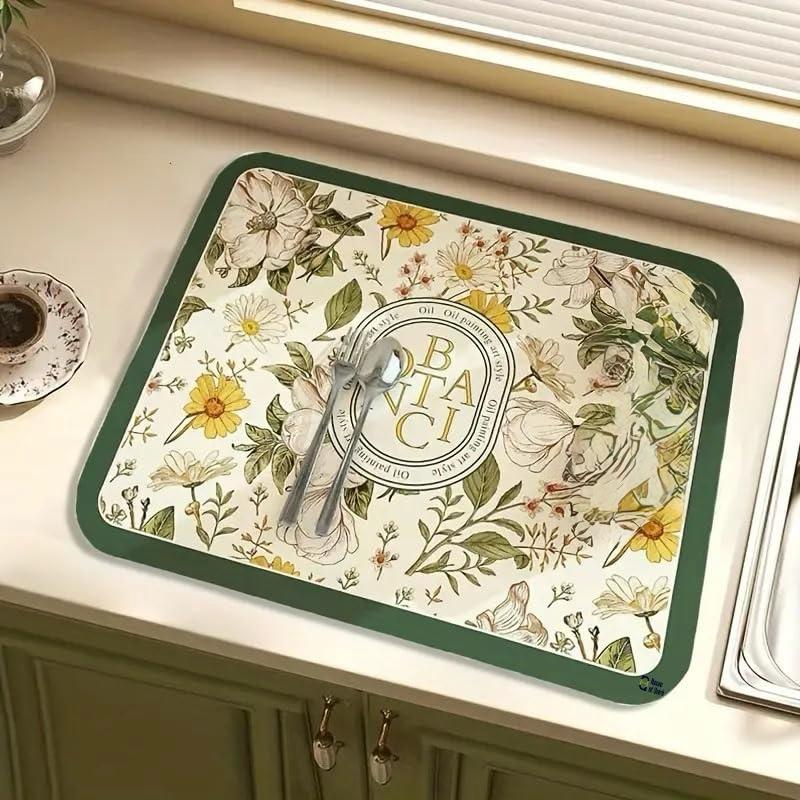 Cute Dish Drying Mat for Kitchen